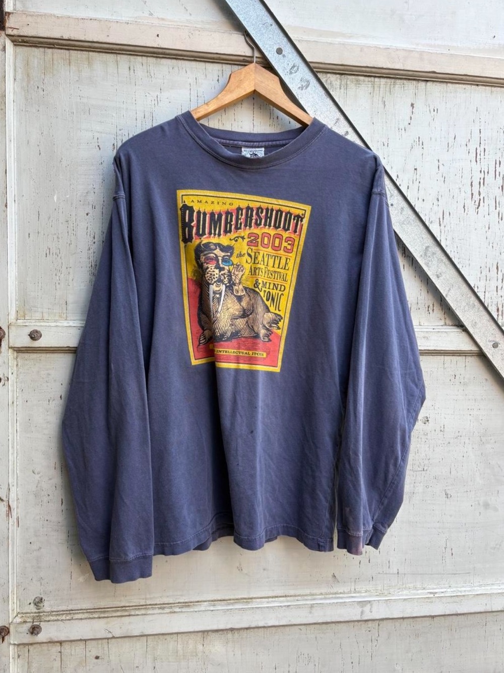 Vintage 00s Bumbershoot Music Festival Modest Mouse, REM, ETC. Rock Band Shirt L